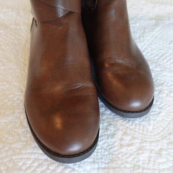 Style n Co Carmel colored walking boots size 8.5 - Picture 4 of 6